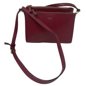 DKNY Bryant Park - Top Zip Red Crossbody Handbag Bag
